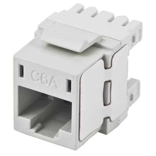 Hubbell Wiring Device - Hubbell Wiring Devices HJ6AW White Category 6A Jack