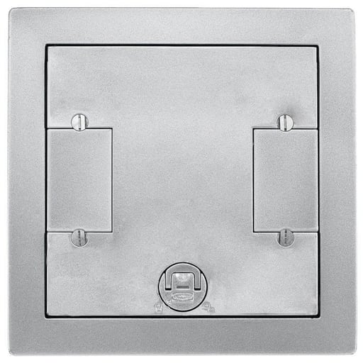 Hubbell Wiring Device - Hubbell LCFBCALTC VCT LCFB MET.TILE COV & CARPET FL, ALUM,