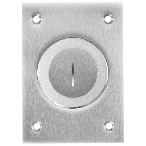 Hubbell Wiring Device - Hubbell SA2625 2-1/8 x 1 Inch Aluminum Rectangular Floor Box Cover