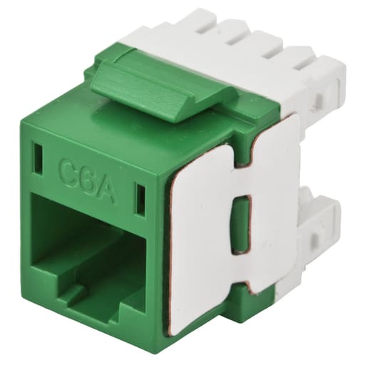 Hubbell Wiring Device - HWDK HJ6AGN JACK, HJ6A, CAT6A, UNI,