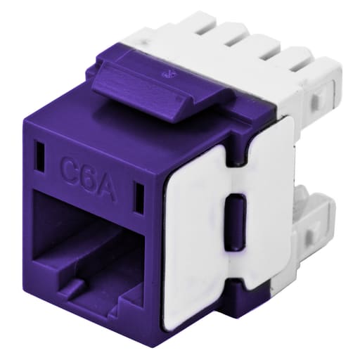 Hubbell Wiring Device - HWDK HJ6AP JACK, HJ6A, CAT6A, UNI,