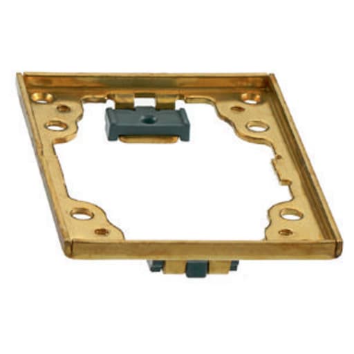 Hubbell Wiring Device - Hubbell S5017AADAPT FRAME w/O GROUND LUGS, BRS