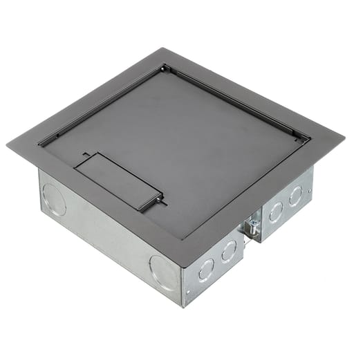 Hubbell Wiring Device - Hubbell AFB301GNTACCESS FLOOR BOX & CVR, 4 GANG DEEP GNT