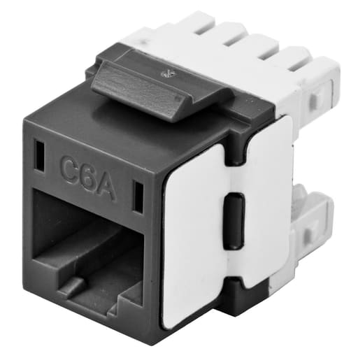 Hubbell Wiring Device - Hubbell HJ6ABK JACK, HJ6A, CAT6A, UNI, BK