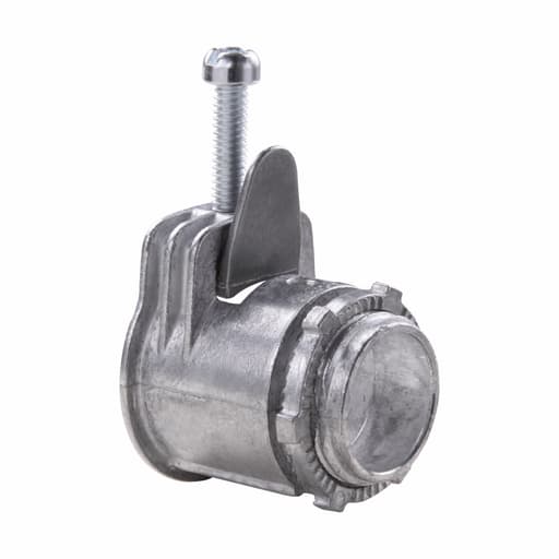Crouse-Hinds - Crouse-Hinds Series ACB38DC 3/8 Inch Die-Cast Zinc FMC Straight AC/MC Connector