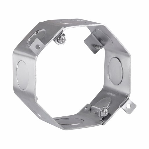 Crouse-Hinds - Crouse-Hinds TP628 4" Octagon Concrete Box, 3" Deep, 1/2" & 3/4" Single Row KOs, Steel