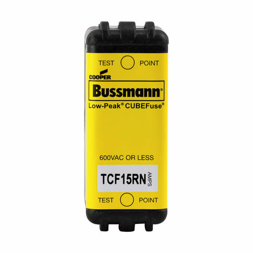 Bussmann Mfg. - Bussmann Series TCF15RN 15 Amp Cubefuse