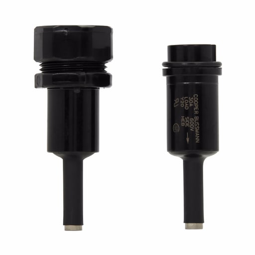 Bussmann Mfg. - Bussmann HEB-AA Water Resistant, Single-Pole Non-Breakaway In-Line Fuse Holder for any 13/32" x 1-1/2" Midget Fuses (typically fuse types: BAF, FNM, FNQ, and KTK)