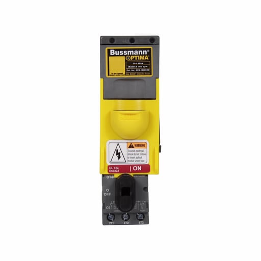 Bussmann Mfg. - Bussmann Series OPM-1038RSW 30 Amp 600 VAC/VDC Rejection Fuse Holder and Disconnect Switch