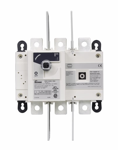 Bussmann Mfg. - Eaton Bussmann RD200-3 3-Pole 200 Amp 600 VAC Class J Non-Fusible Rotary Disconnect Switch