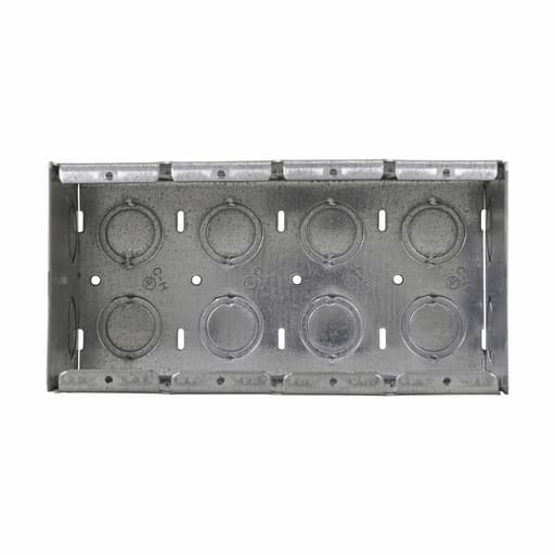 Crouse-Hinds - Crouse-Hinds TP693 7-3/8" x 3-1/2" x 3-3/4" Steel 4-Gang Masonry Box