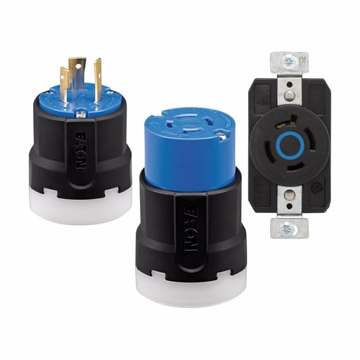 Cooper Wiring Device Arrow/Eagle - CWD AHCL630P CCL PLUG 30A 250V 2P3W-BL&BK