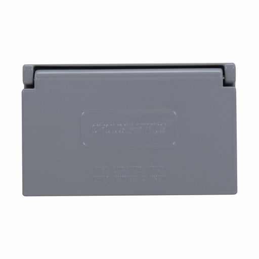Crouse-Hinds - Crouse-Hinds WLGF-FS Die-Cast Copper Free Aluminum Horizontal Mount Spring Door Device Box Cover w/ Gasket