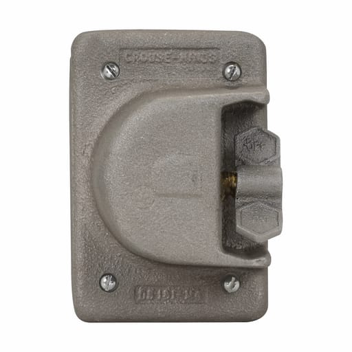 Crouse-Hinds - Crouse-Hinds Series DS181 1-Gang On-Off Legend Copper Free Aluminum Device Box Snap Switch