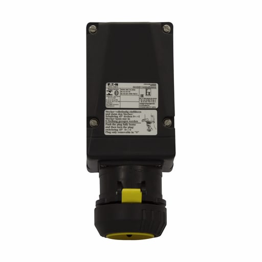 Crouse-Hinds - Crouse-Hinds Series GHG 511 4304 L3001 125 Volt 20 Amp 3-Pole 2-Wire Interlock Receptacle