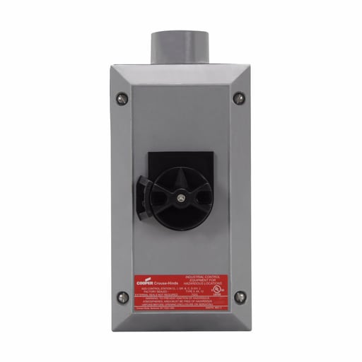 Crouse-Hinds - Crouse-Hinds Series N2S2123 600 VAC 3-Position 2-Circuit Corrosion Resistant Dead End Selector Switch Control Station
