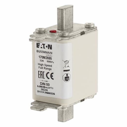 Bussmann Mfg. - BUSS 170M2695 FUSE 32A 690V DIN 00