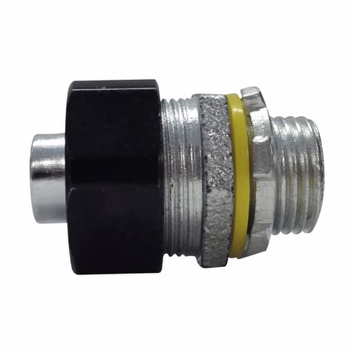 Crouse-Hinds - Crouse-Hinds Series LTQ200 2 Inch Malleable Iron Non-Insulated Straight Liquidtight Conduit Connector