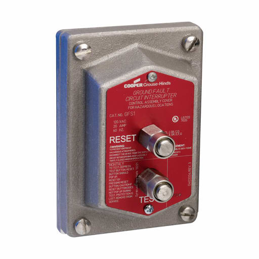 Crouse-Hinds - Crouse-Hinds Series GFS1 125 VAC 5 mA Ground Fault Circuit Interrupter