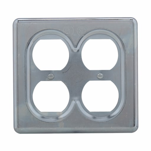 Crouse-Hinds - Crouse-Hinds Series S232 SA 2-Gang Copper Free Aluminum 3-Pole 2-Wire Round Surface Mount Device Box Cover