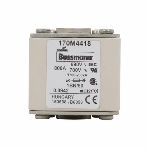 Bussmann Mfg. - BUSS 170M4418 FUSE 800A 690V 1BN/50
