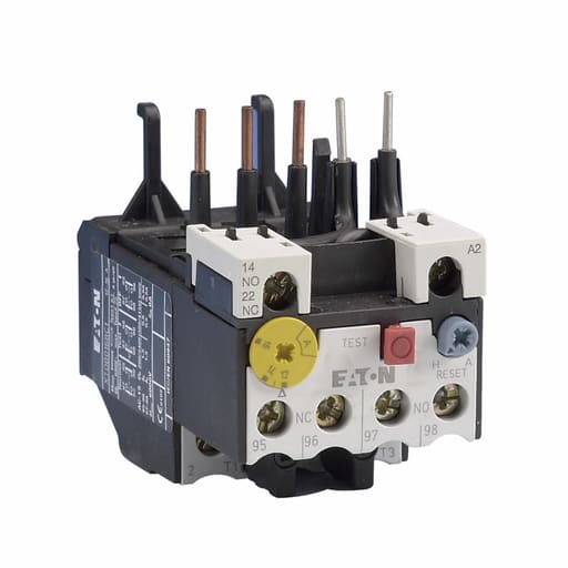 Cutler-Hammer / Eaton - Cutler-Hammer XTOB016BC1 XT IEC bimetallic overload relay, 12-16A overload range, 45 mm Frame size, 1NO-1NC contact configuration, Direct to contactor mounting, used with 12-15A contactor, 10A trip type