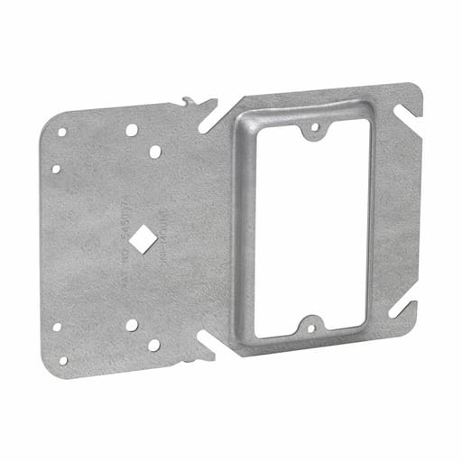Crouse-Hinds - Crouse-Hinds Series TP31000 5/8 Inch Raised Steel 1-Gang Square Box Cover