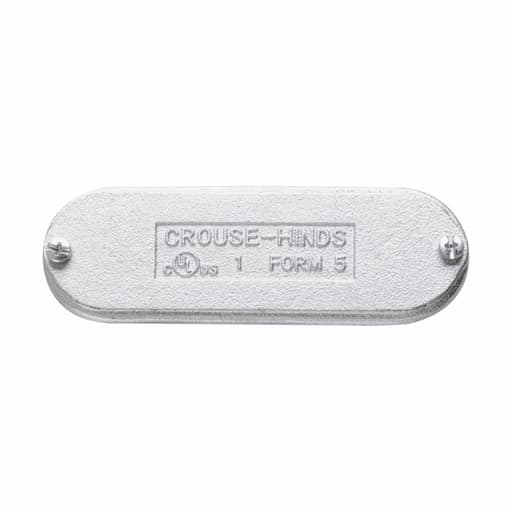 Crouse-Hinds - Crouse-Hinds K50CM 1/2" Cast Aluminum Form5 Conduit Blank Cover