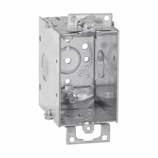 Crouse-Hinds - Crouse-Hinds Series TP162 3 x 2 x 2-1/2 Inch Steel Gangable Switch Box