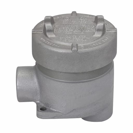 Crouse-Hinds - Crouse-Hinds Series EAJB26 3/4 Inch Hub Iron Alloy Type B Round Conduit Outlet Box with Cover