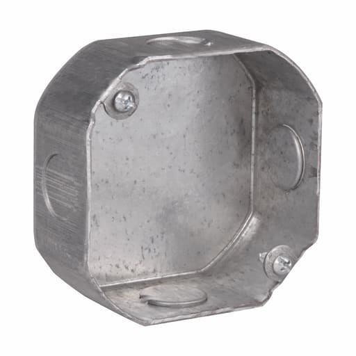Crouse-Hinds - Crouse-Hinds Series TP273 4 x 1-1/2 Inch Steel Octagon Outlet Box