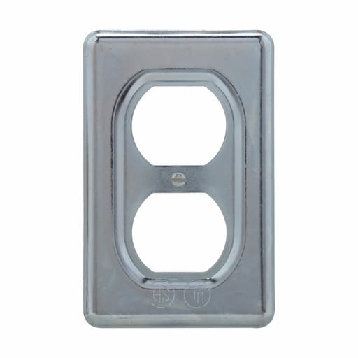Crouse-Hinds - Crouse-Hinds DS23 1-Gang Sheet Steel Surface Mount Duplex Receptacle Cover