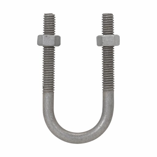 Crouse-Hinds - Crouse-Hinds Series UBM150HD 1-1/2 Inch Electrogalvanized Iron Heavy Duty Rigid Conduit U-Bolt with Hex Nut