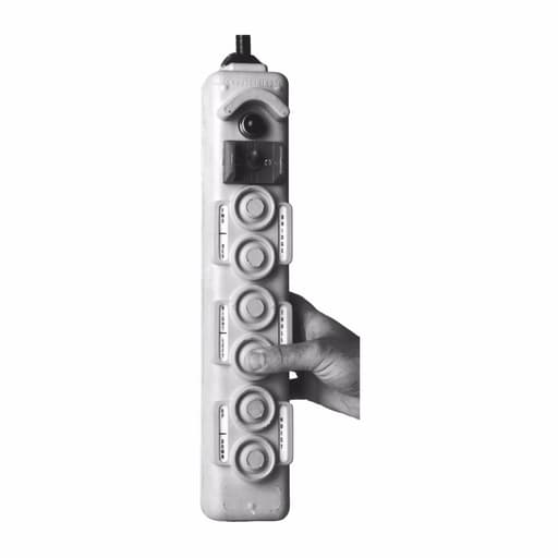 Crouse-Hinds - Crouse-Hinds Series X8635-21 2-Button 1-Speed 2 Hp 20 Amp 460 Volt Attachable Pendant Push Button Station
