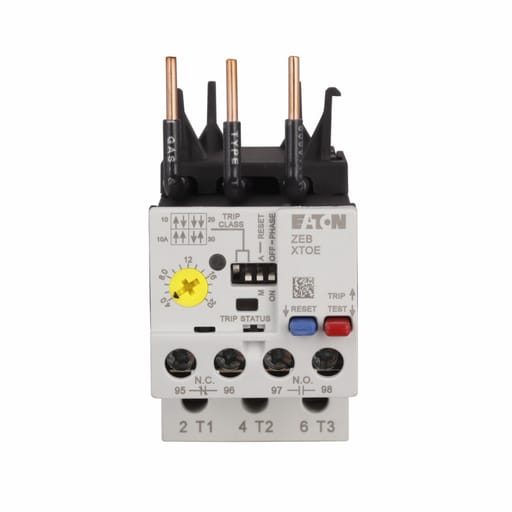 Cutler-Hammer / Eaton - Eaton Electrical XTOE005CCSS 690 VAC 1 to 5 Amp 1NO 1NC Screw Terminal Electronic Overload Relay