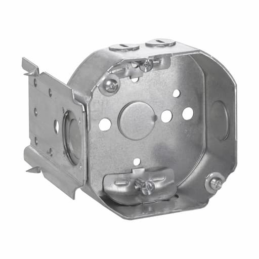Crouse-Hinds - Crouse-Hinds Series TP302 4 x 1-1/2 Inch Steel Octagon Outlet Box