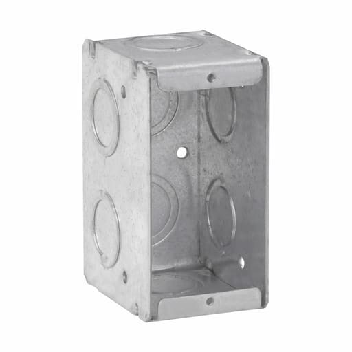 Crouse-Hinds - Crouse-Hinds TP683 3-3/4" x 2-1/2" x 3-3/4" Steel 2-Gang Masonry Box