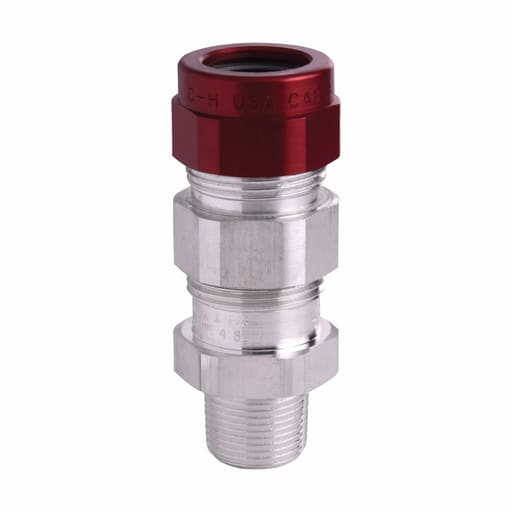 Crouse-Hinds - Crouse-Hinds TMCX285 3/4" 0.6 to 0.85" Aluminum Explosionproof Armored Cable Gland