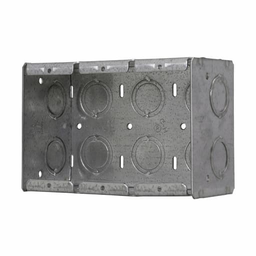 Crouse-Hinds - Crouse-Hinds Series TP685 7-3/8 x 2-1/2 x 3-3/4 Inch Steel 4-Gang Masonry Box
