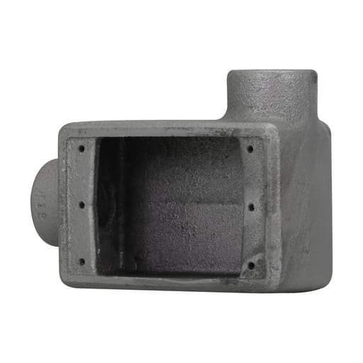 Crouse-Hinds - Crouse-Hinds Series FDR2 3/4 Inch 1-Gang Iron Alloy Type FDR Feed-Through Conduit Device Box