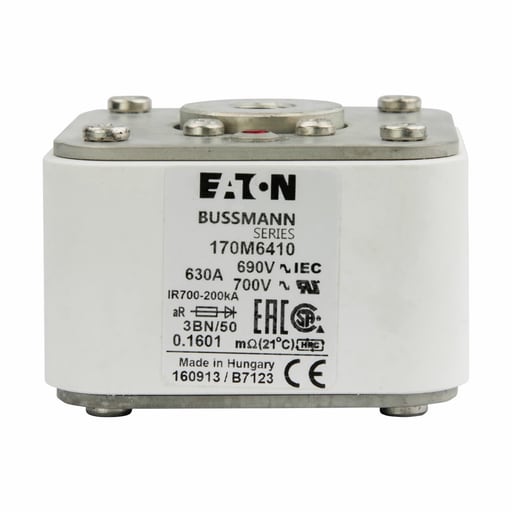 Bussmann Mfg. - BUSS 170M6410 FUSE 630A 690V 3BN/50