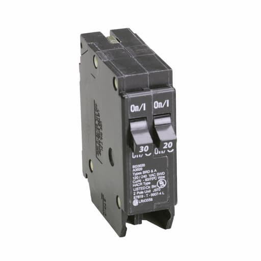 Cutler-Hammer / Eaton - Eaton Electrical BD3020 1 Inch CTL Class Type BD Plug-On Circuit Breaker