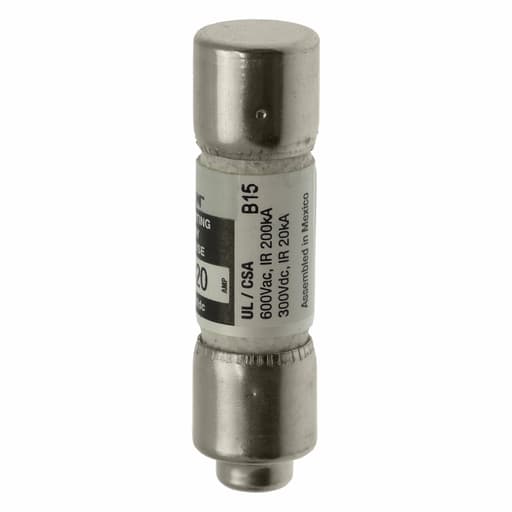 Bussmann Mfg. - Bussmann FNQ-R-20 20amp Limitron™ Time-Delay Branch Circuit Class-CC Fuse, Rejection-Type, 600Vac/300Vdc