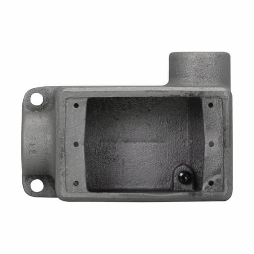 Crouse-Hinds - Crouse-Hinds Series FSR2 3/4 Inch 1-Gang Iron Alloy Type FSR Feed-Through Conduit Device Box
