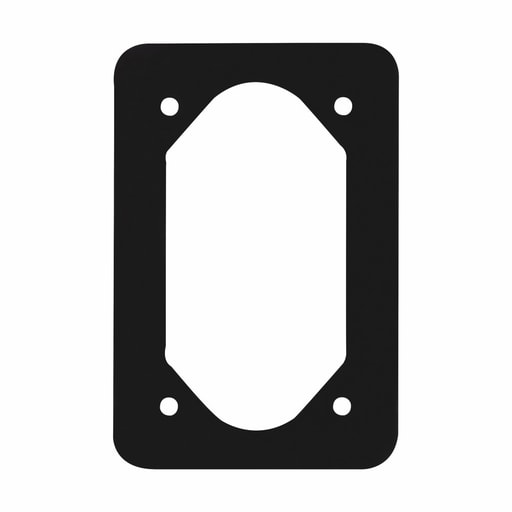 Crouse-Hinds - Crouse-Hinds Series GASK91 Neoprene 1-Gang Device Box and Cover Gasket