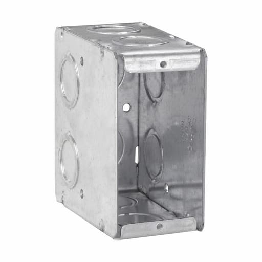 Crouse-Hinds - Crouse-Hinds TP690 1-5/16" x 3-1/2" x 3-3/4" Steel 1-Gang Masonry Box