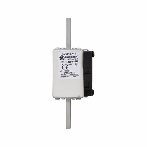 Bussmann Mfg. - Bussmann Series 170M3744 1FKE/115 200 Amp 1250 Volt Ar Cu High Speed Fuse
