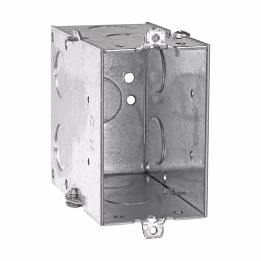 Crouse-Hinds - Crouse-Hinds Series TP248 3 x 2 x 3-1/2 Inch Steel Gangable Switch Box