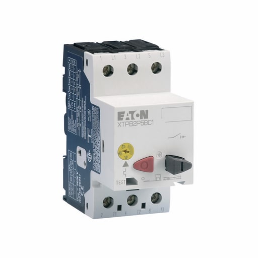 Cutler-Hammer / Eaton - Eaton Electrical XTPB2P5BC1 45 mm 600 Volt 2.5 Amp 1-1/2 Hp 3-Phase Manual Motor Protector