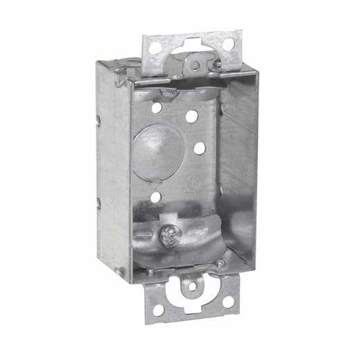 Crouse-Hinds - Crouse-Hinds Series TP100 3 x 2 x 1-1/2 Inch Steel Non-Gangable Switch Box